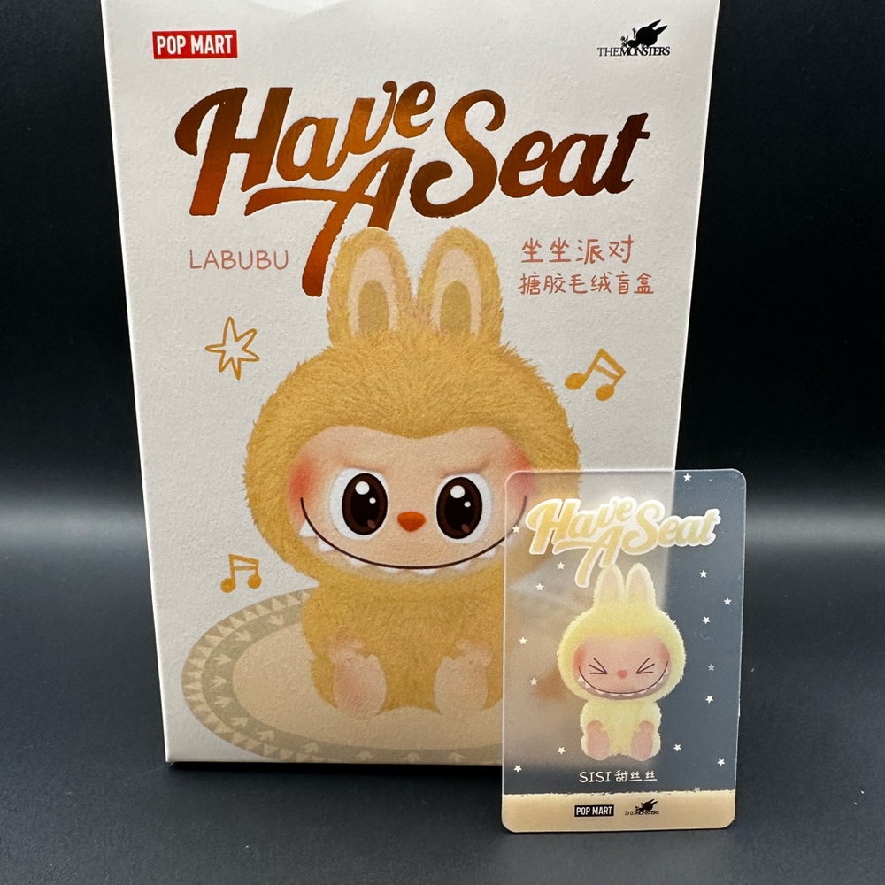 Sisu Labubu Have A Seat Plushie